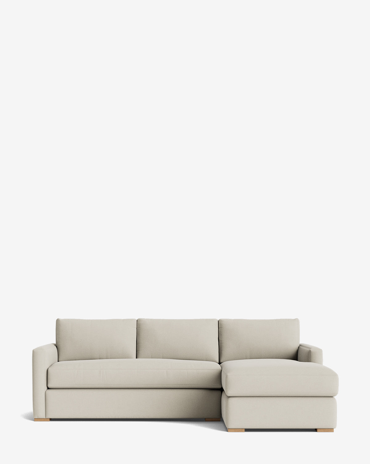 Macy Upholstered Chaise Sectional 101"
