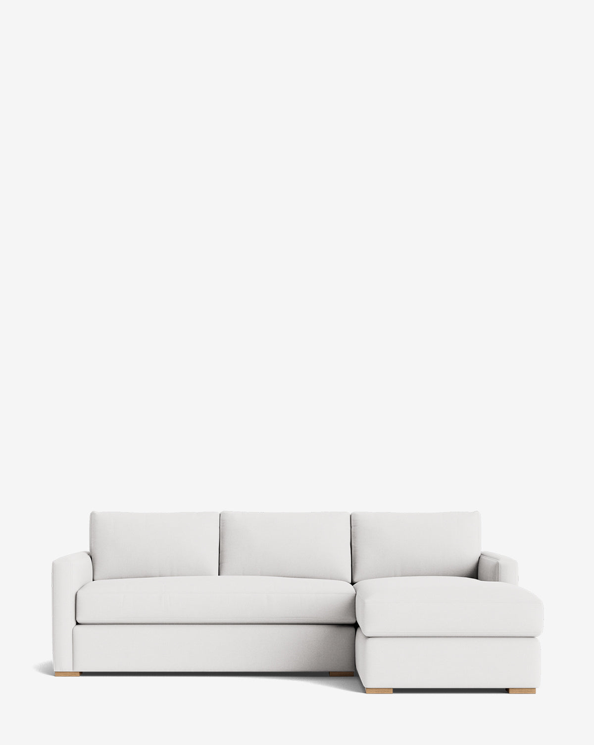 Macy Upholstered Chaise Sectional 101"