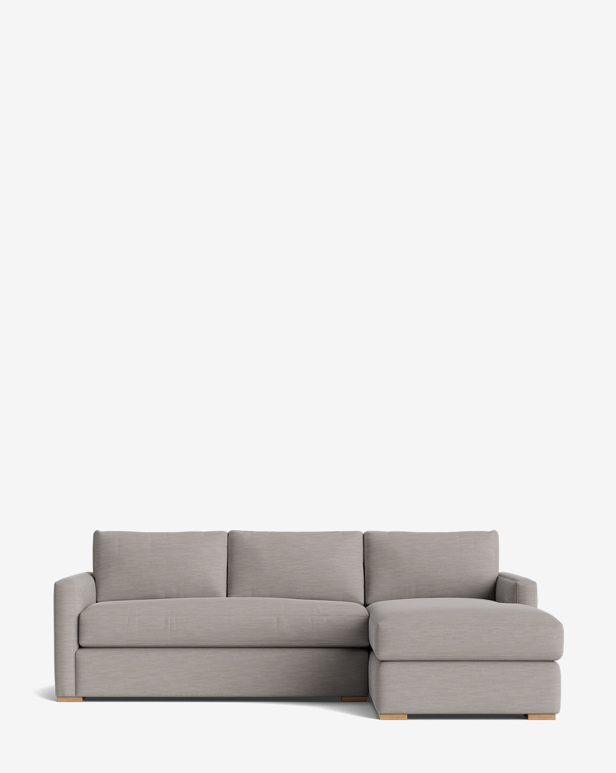 Macy Upholstered Chaise Sectional 101"