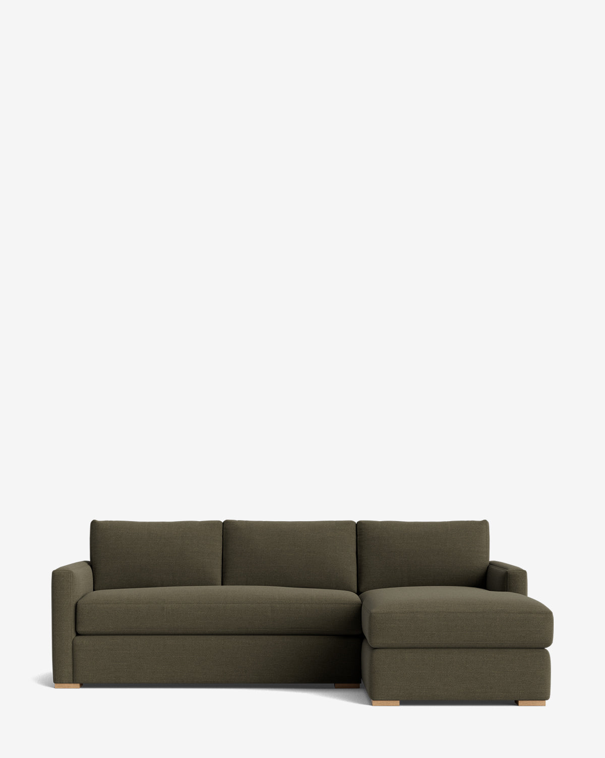 Macy Upholstered Chaise Sectional 101"