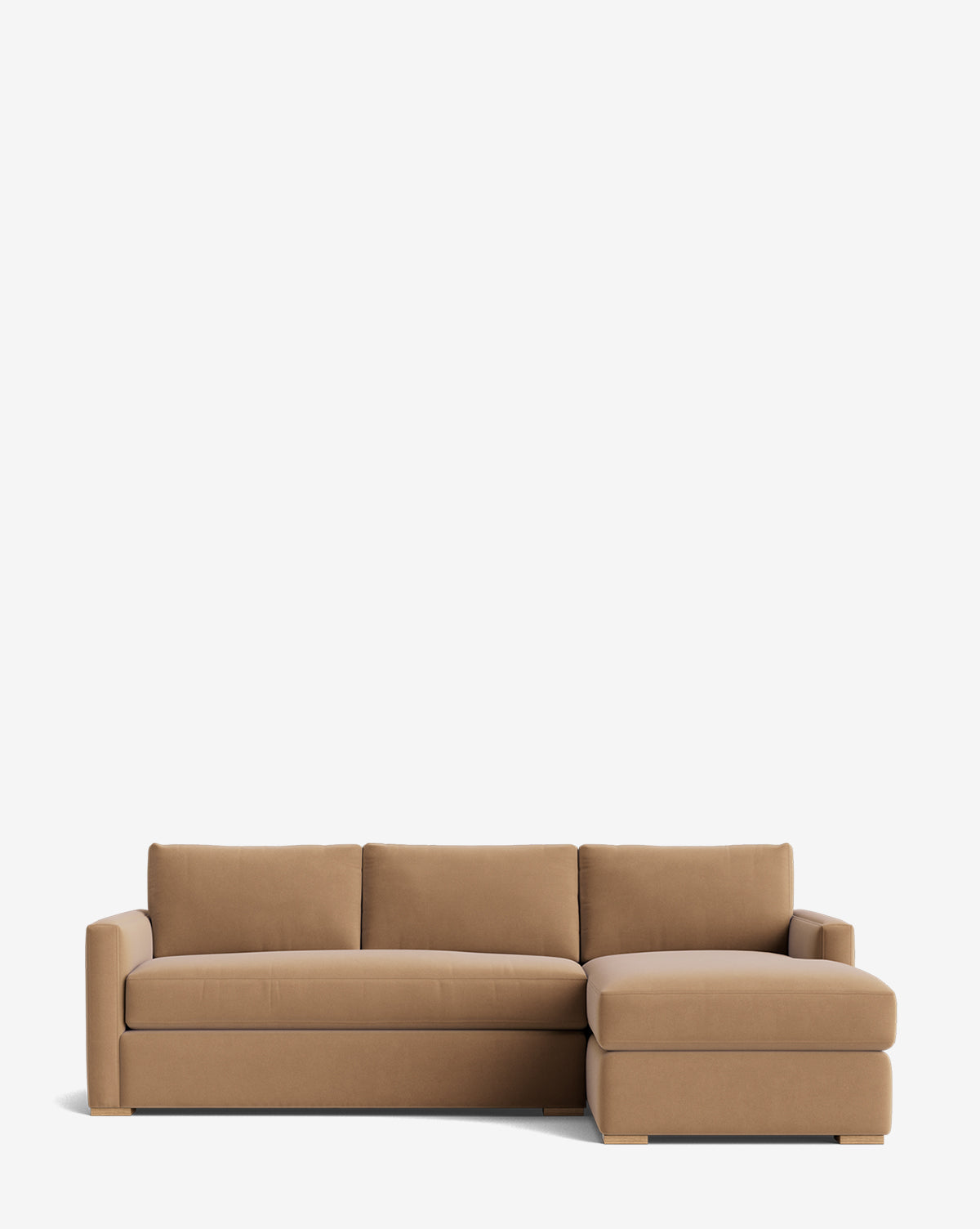 Macy Upholstered Chaise Sectional 101"