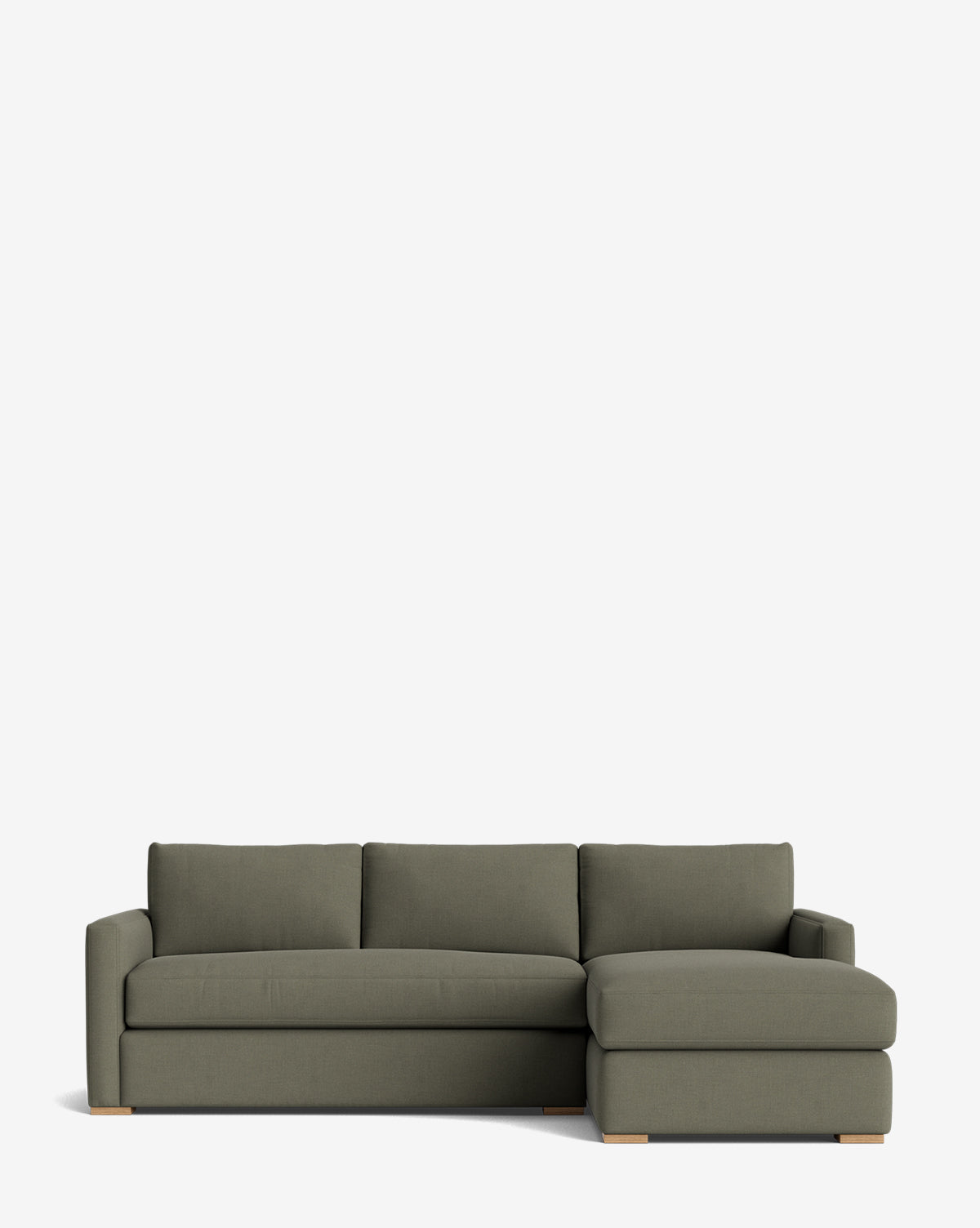 Macy Upholstered Chaise Sectional 101"