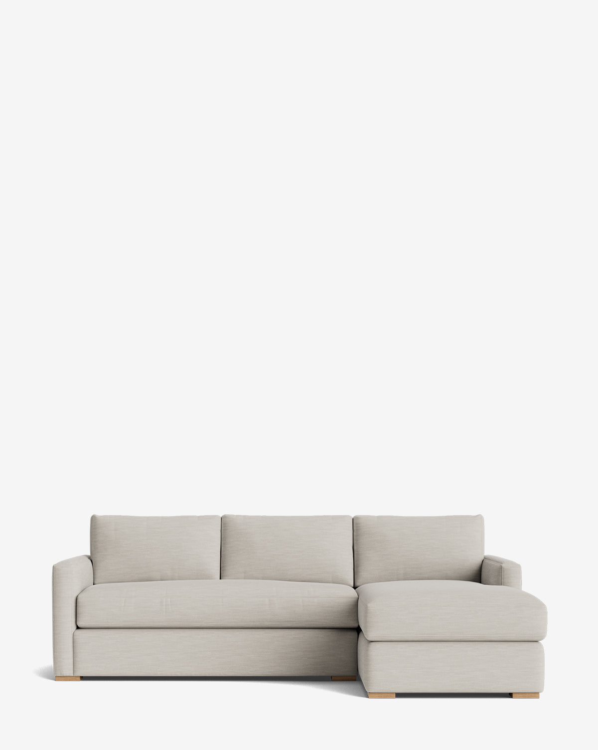 Macy Upholstered Chaise Sectional 101"