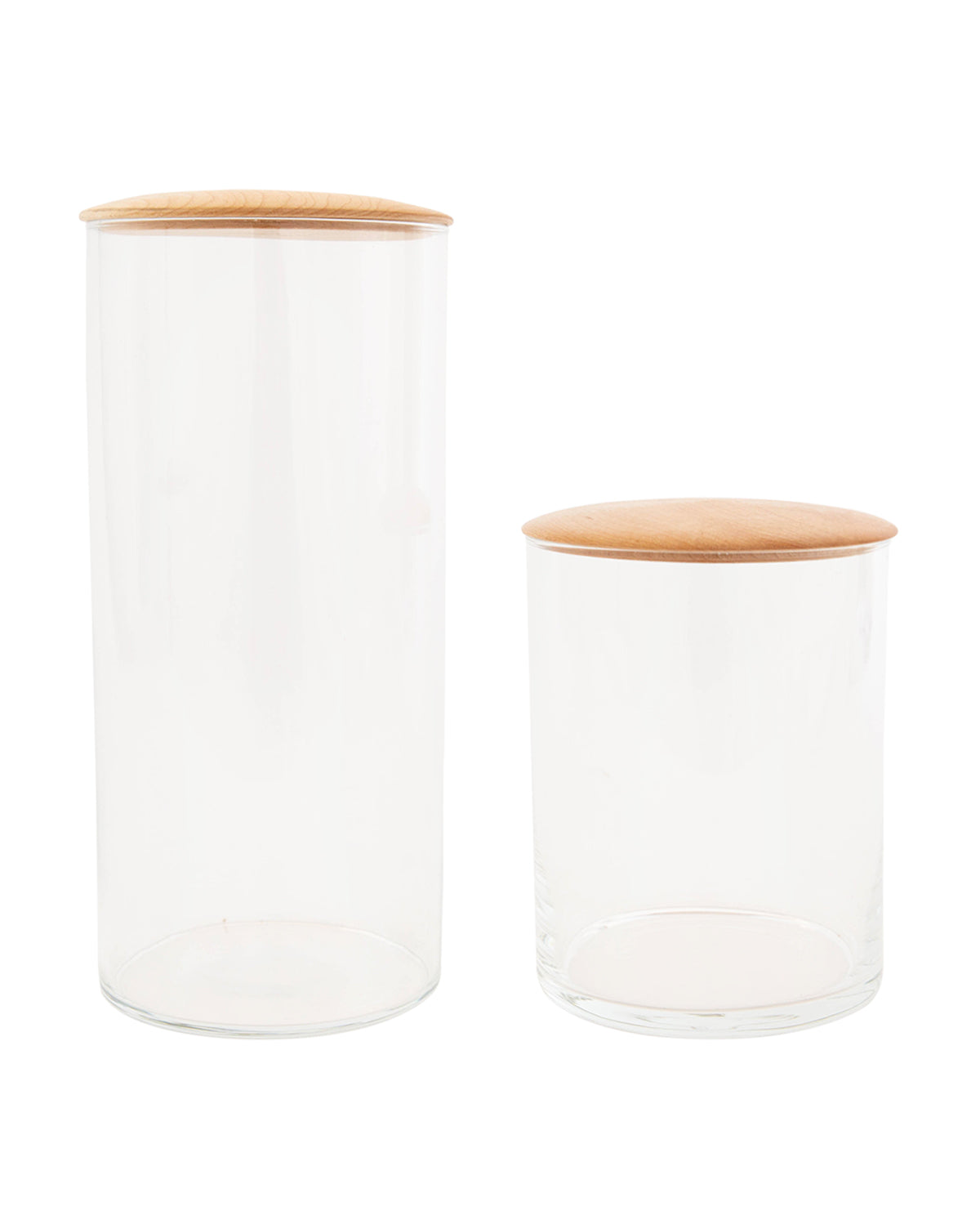 Maple Lidded Canisters