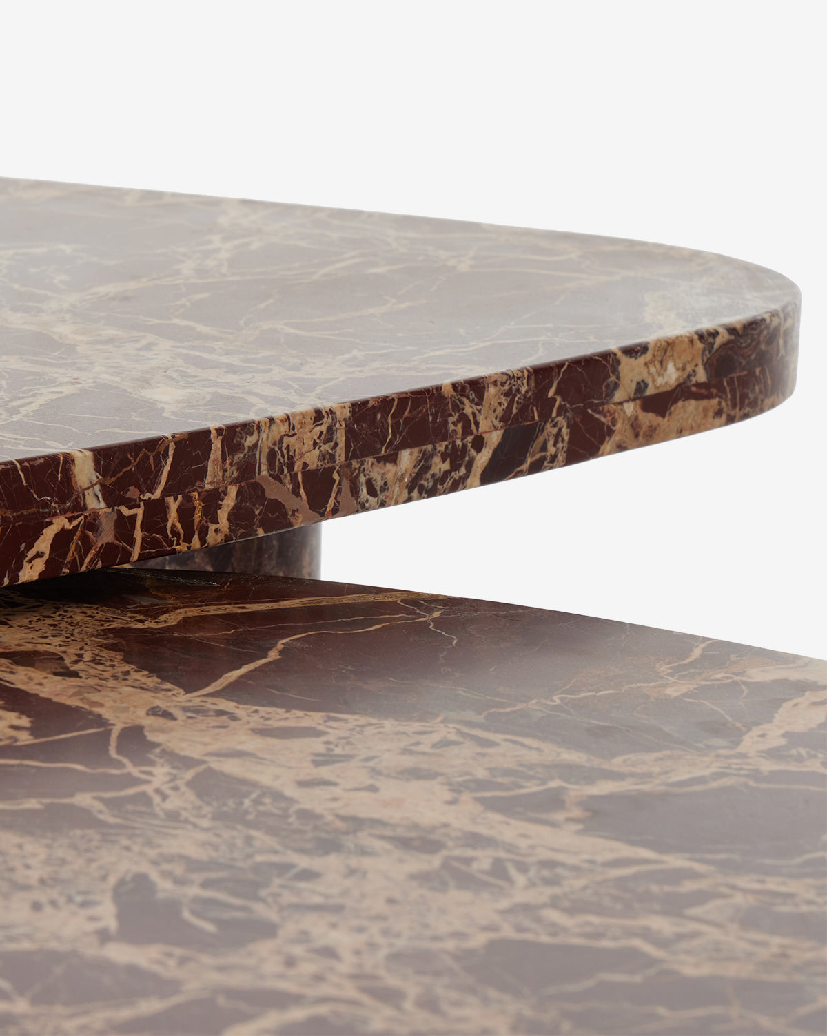Merlot Marble Coffee Table (Set of 2)