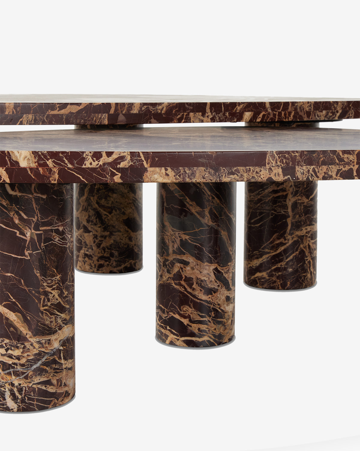 Merlot Marble Coffee Table (Set of 2)