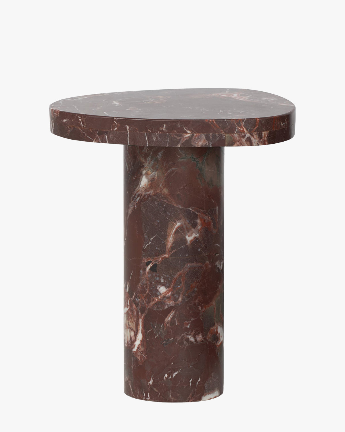 Merlot Marble End Table