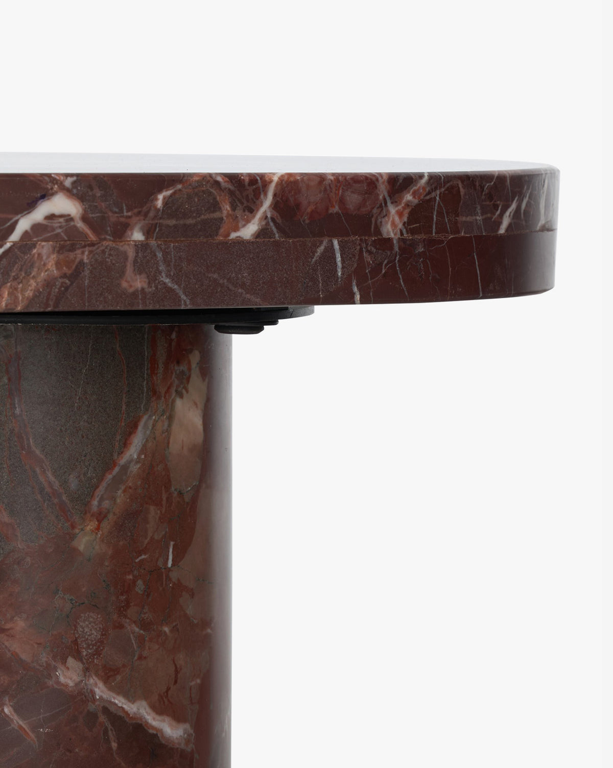 Merlot Marble End Table