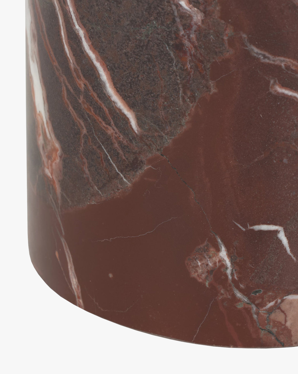 Merlot Marble End Table