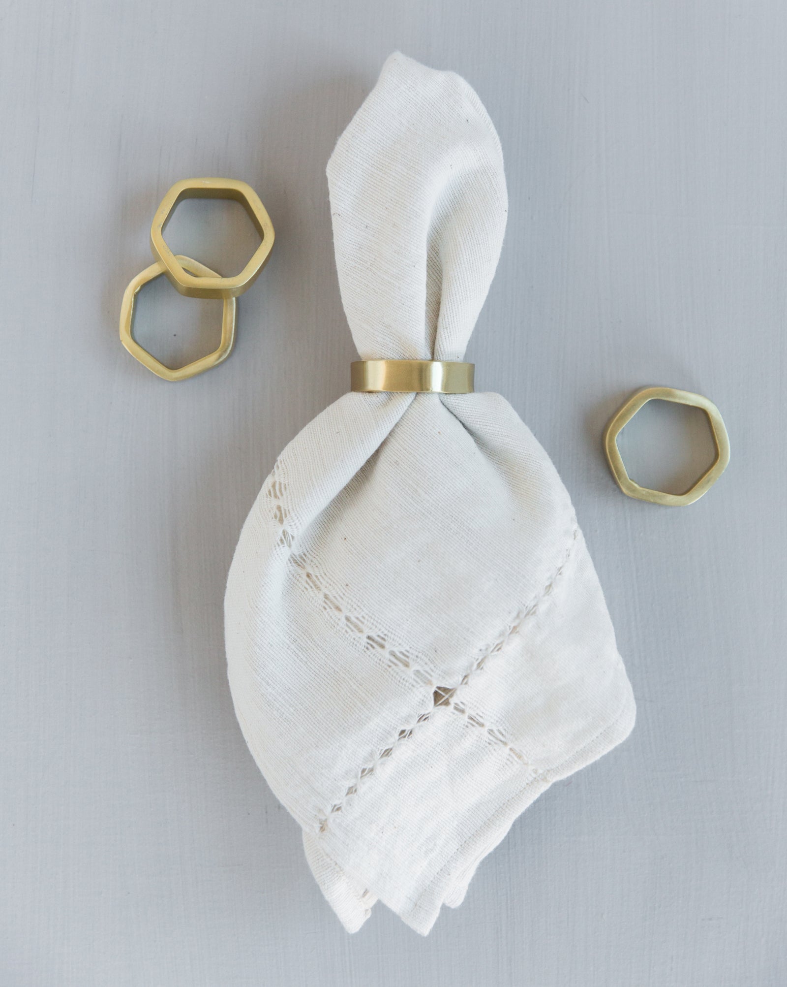 Hexagon Napkin Ring (Set of 4)