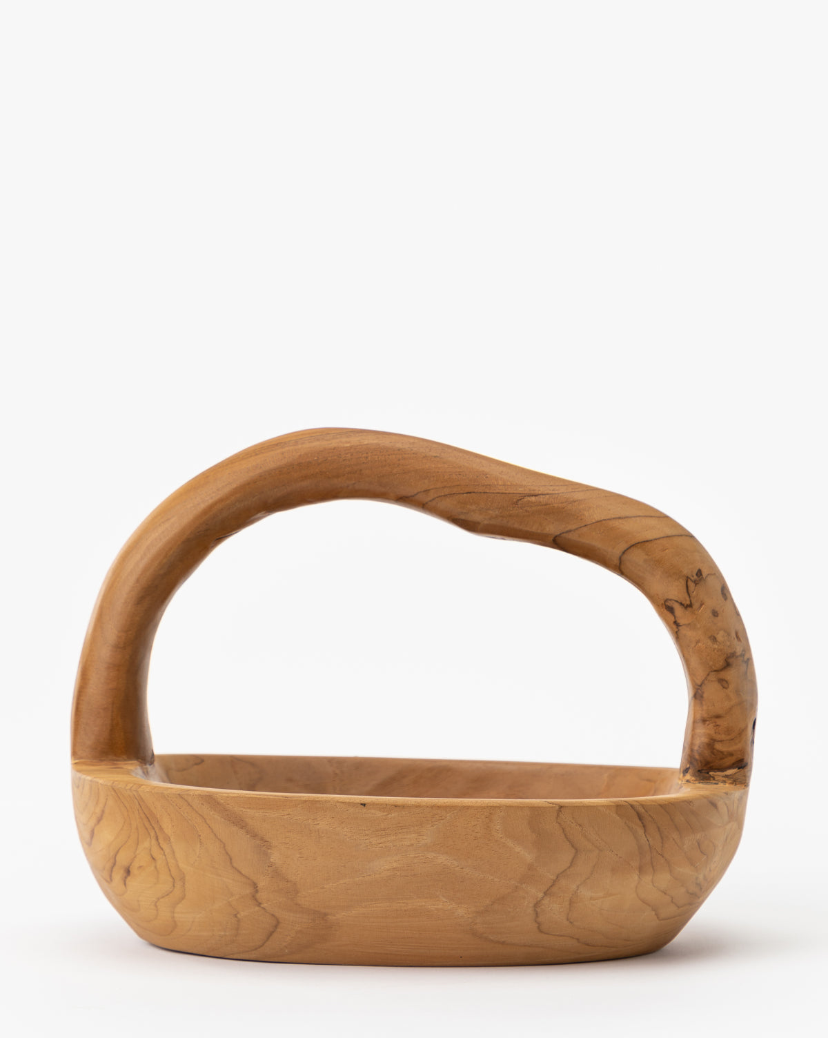 Organic Teak Wood Basket