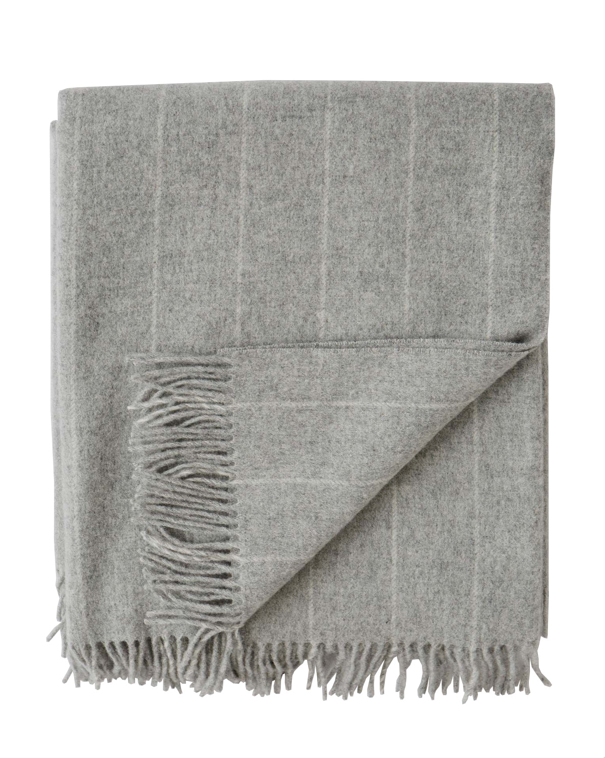 Pinstripe Wool Throw