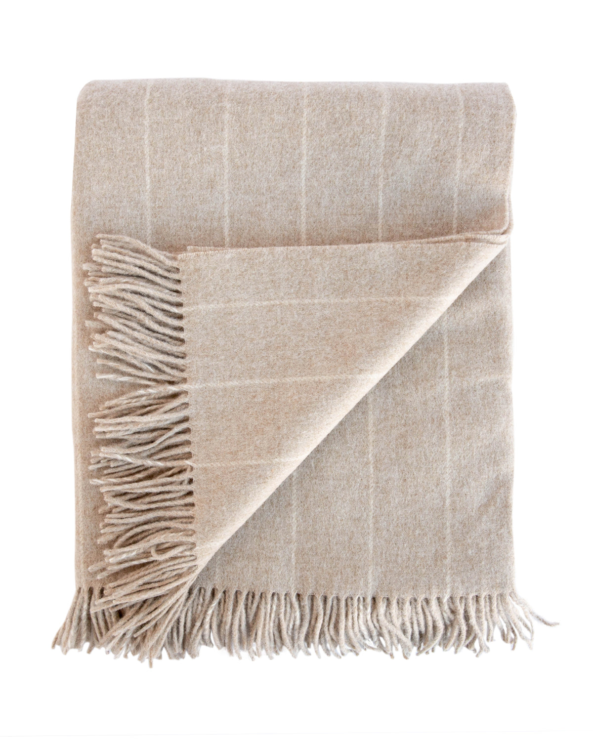 Pinstripe Wool Throw