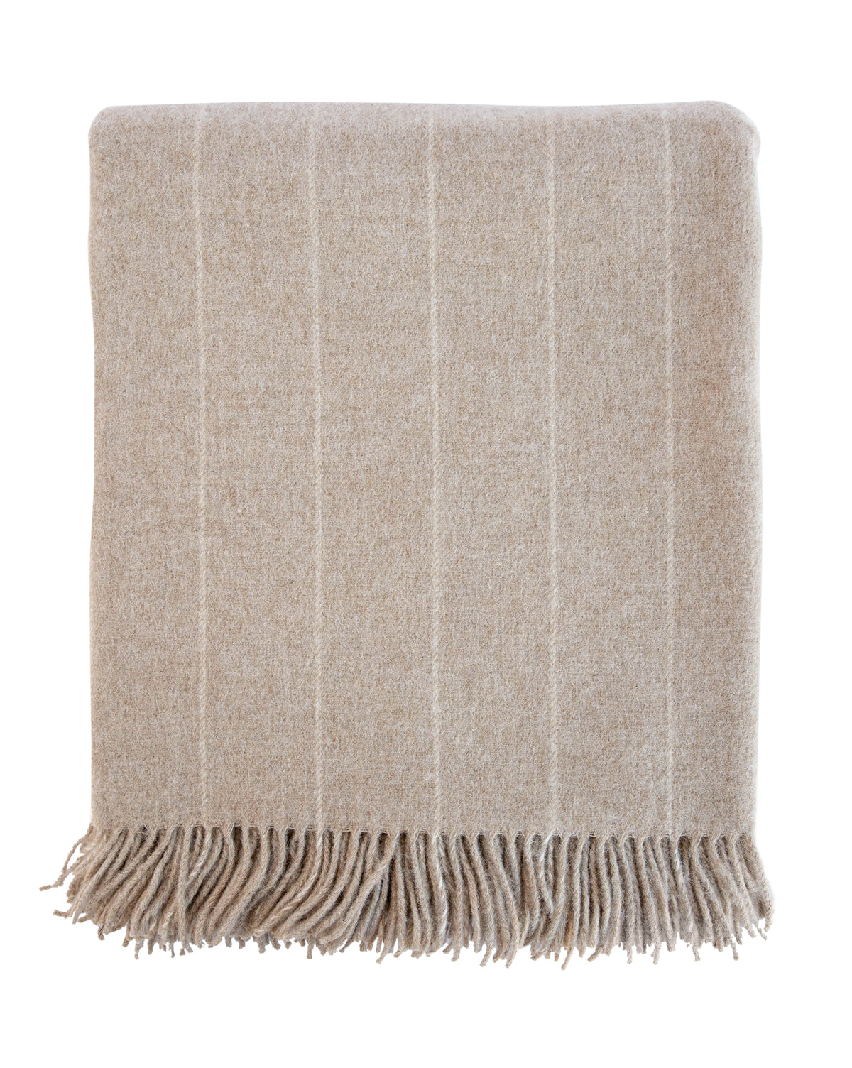 Pinstripe Wool Throw