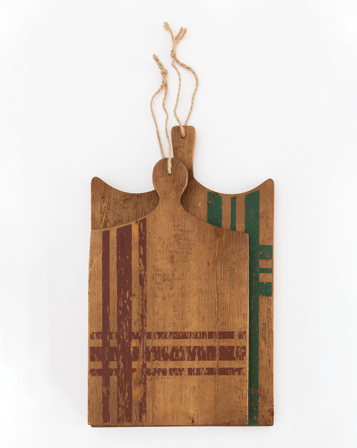 Green Plaid Charcuterie Board