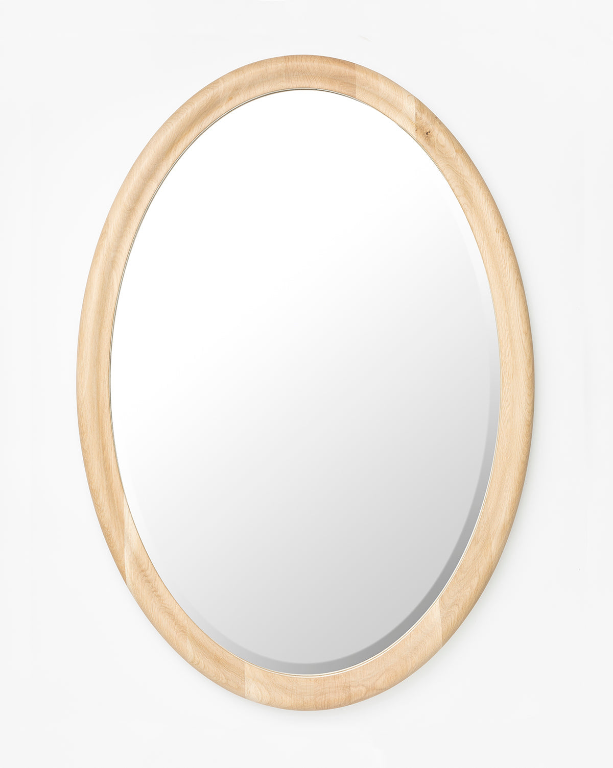 Reta Oval Wood Mirror