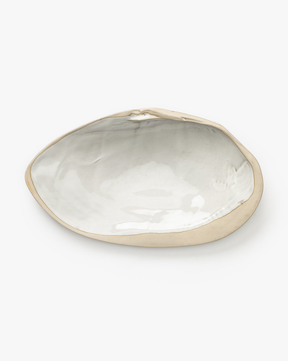 Shell Shaped Stoneware Dish