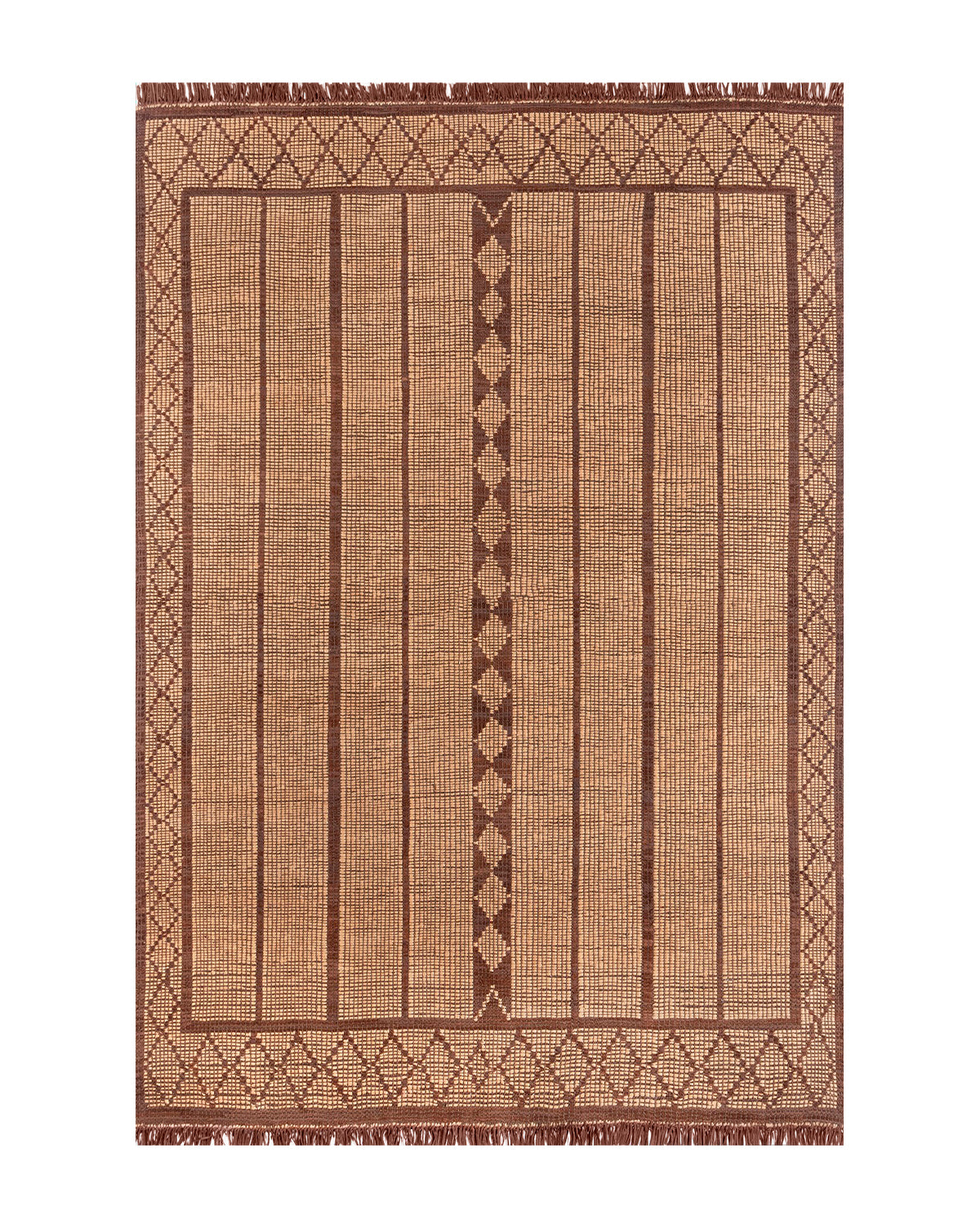 Tugart Woven Leather & Jute Rug