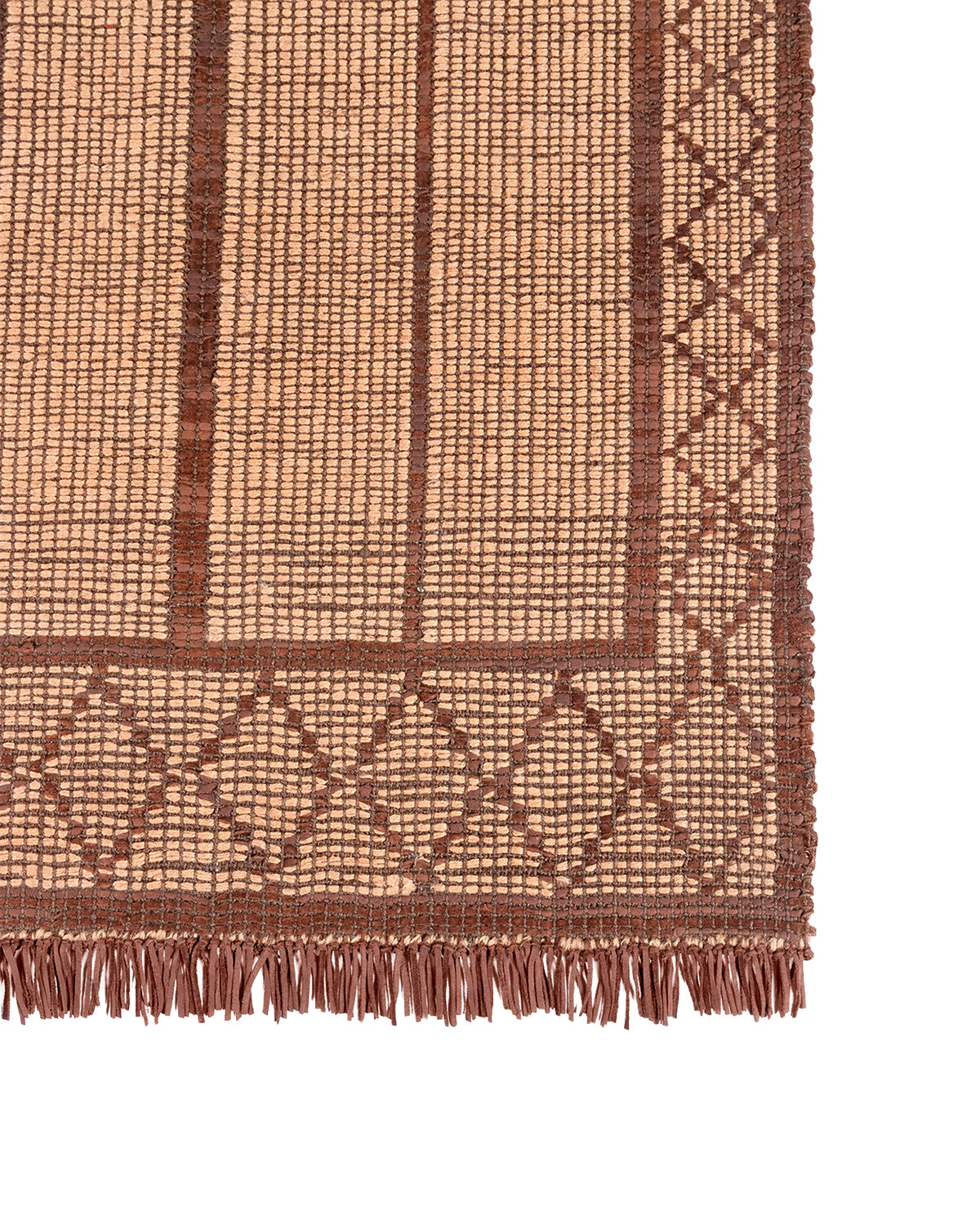 Tugart Woven Leather & Jute Rug