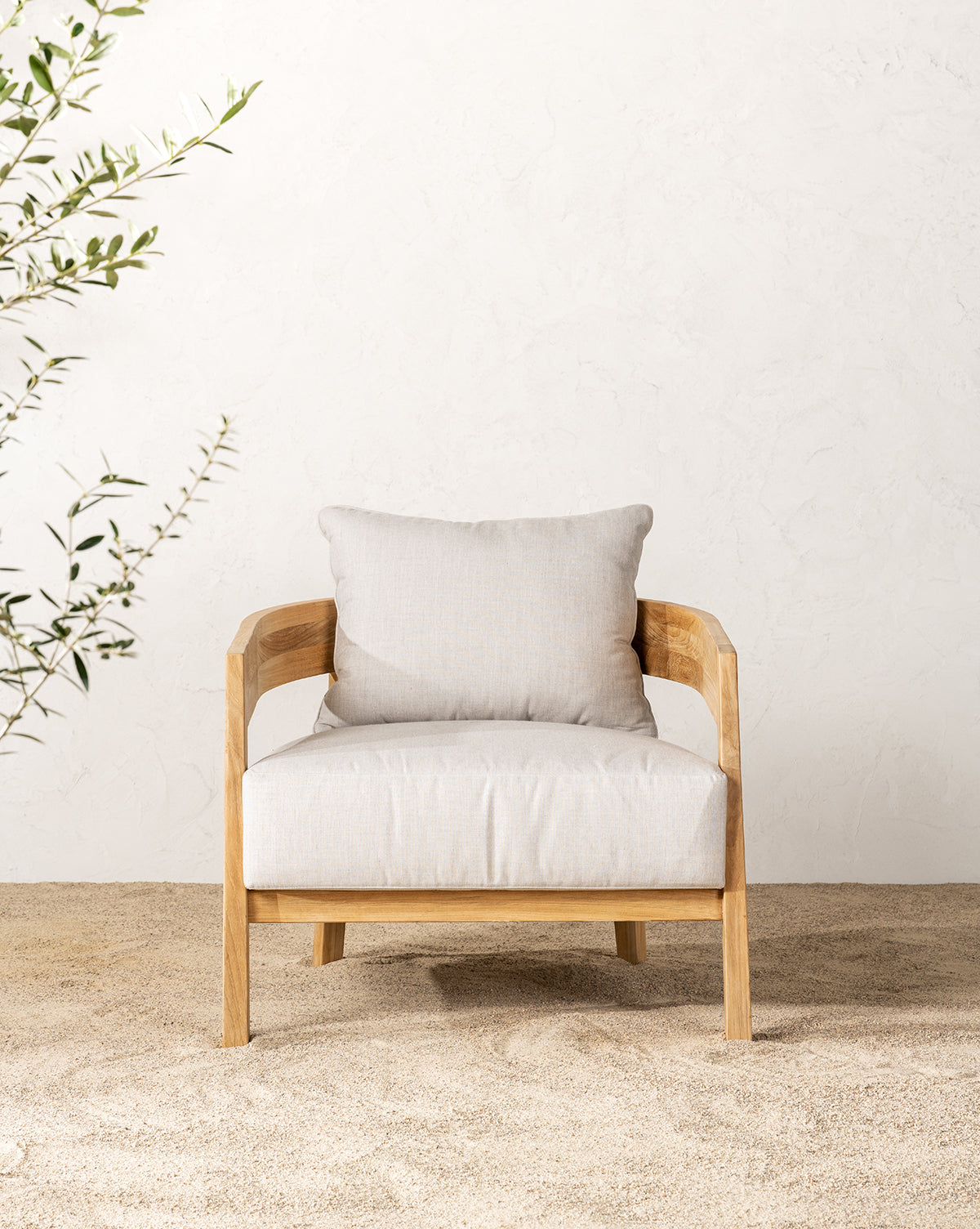 Vento Teak Outdoor Lounge Chair