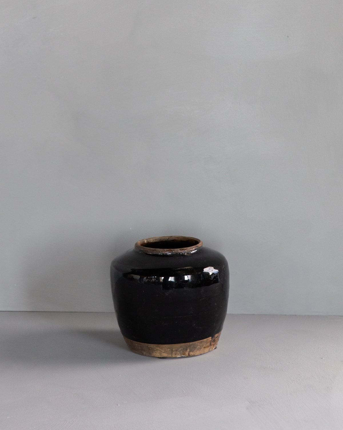 Vintage Glazed Oil Pot