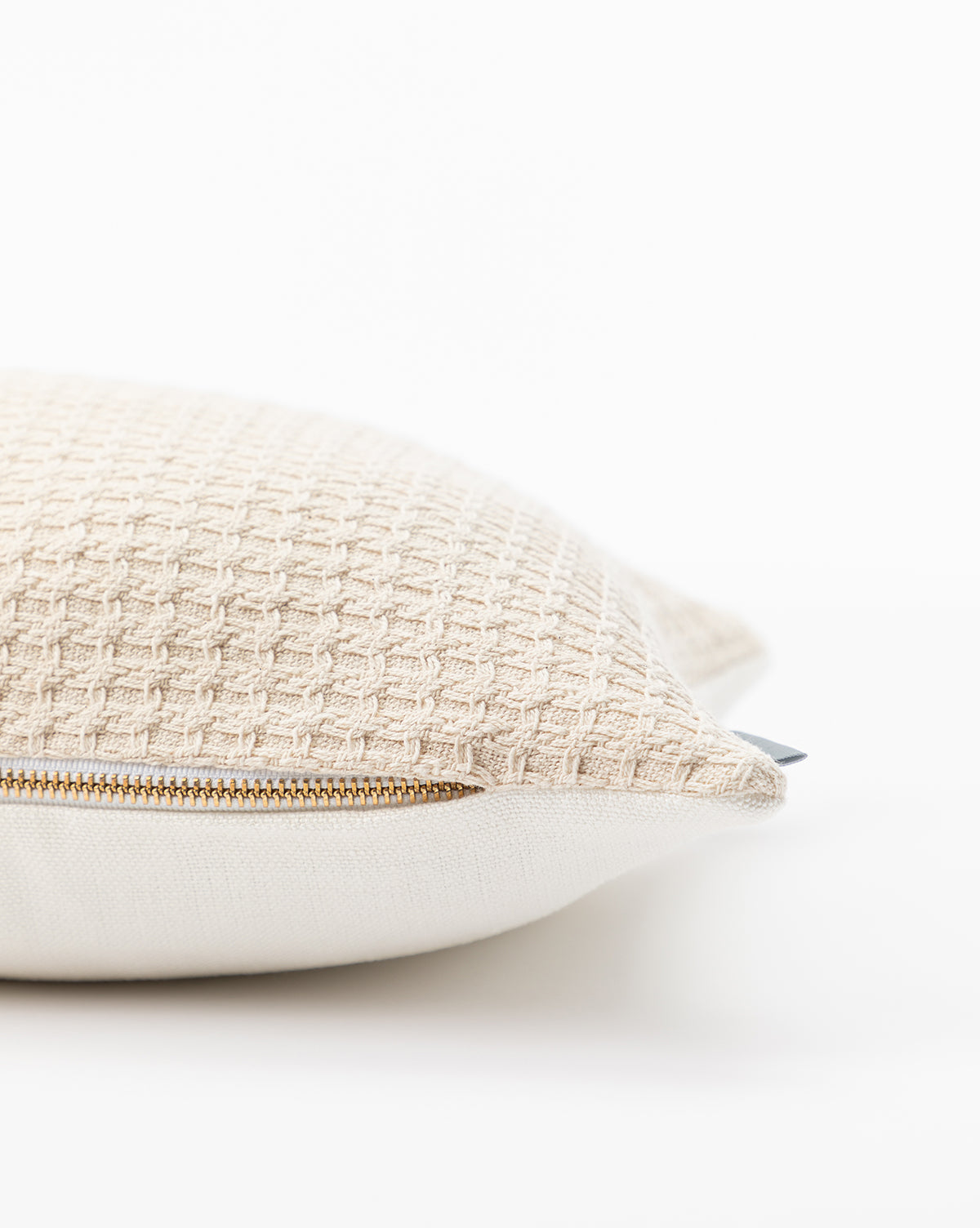 Vintage White Textured Pillow Cover No. 1