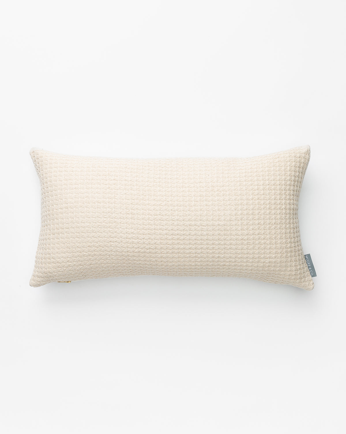 Vintage White Textured Pillow Cover No. 1