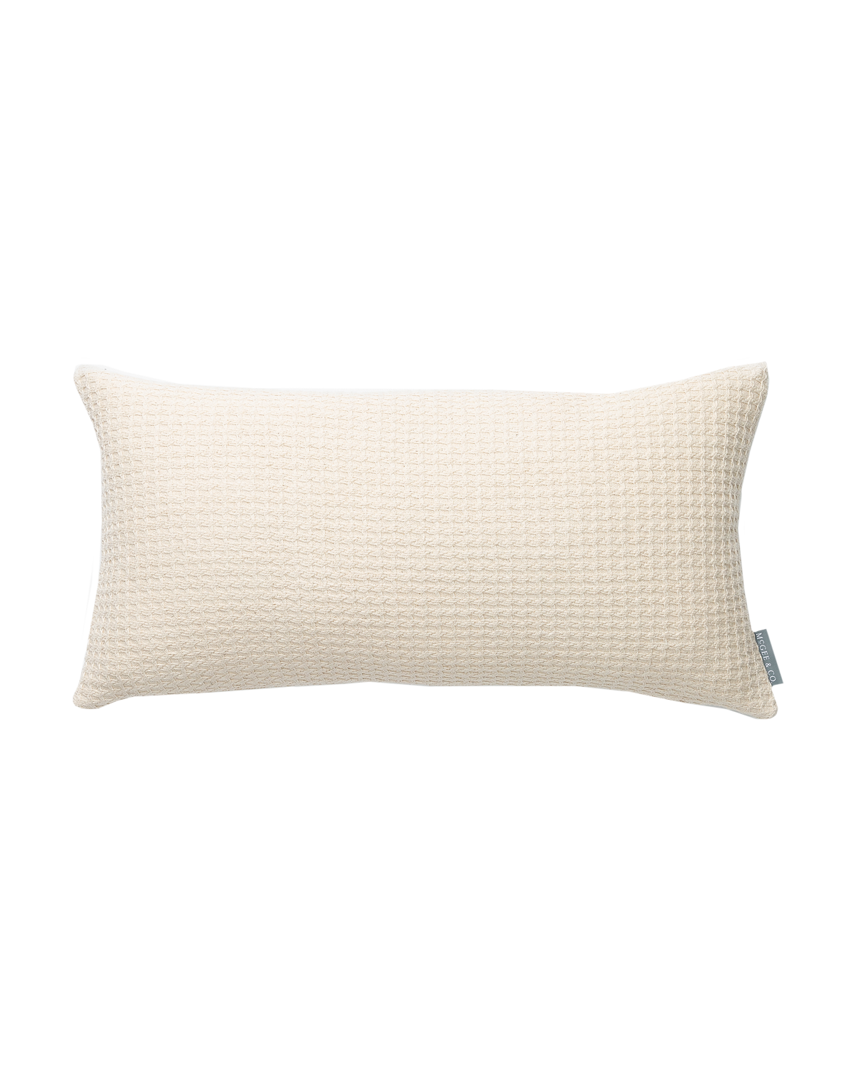 Vintage White Textured Pillow Cover No. 1
