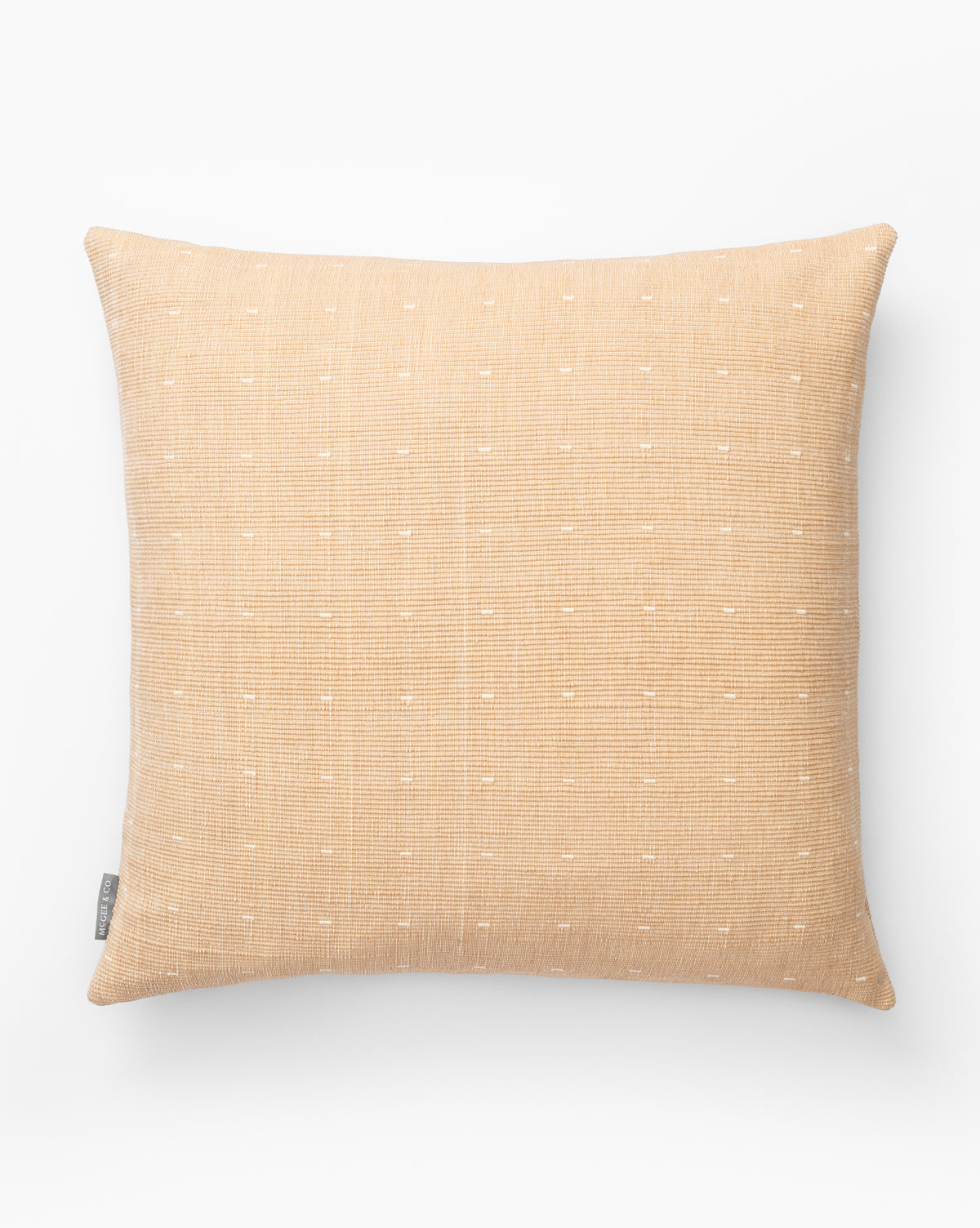 Vintage Khaki & White Pillow Cover