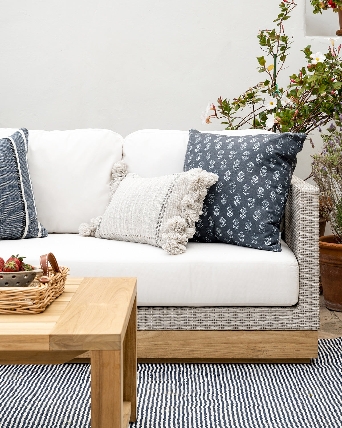 Berdine Wicker Outdoor Sofa