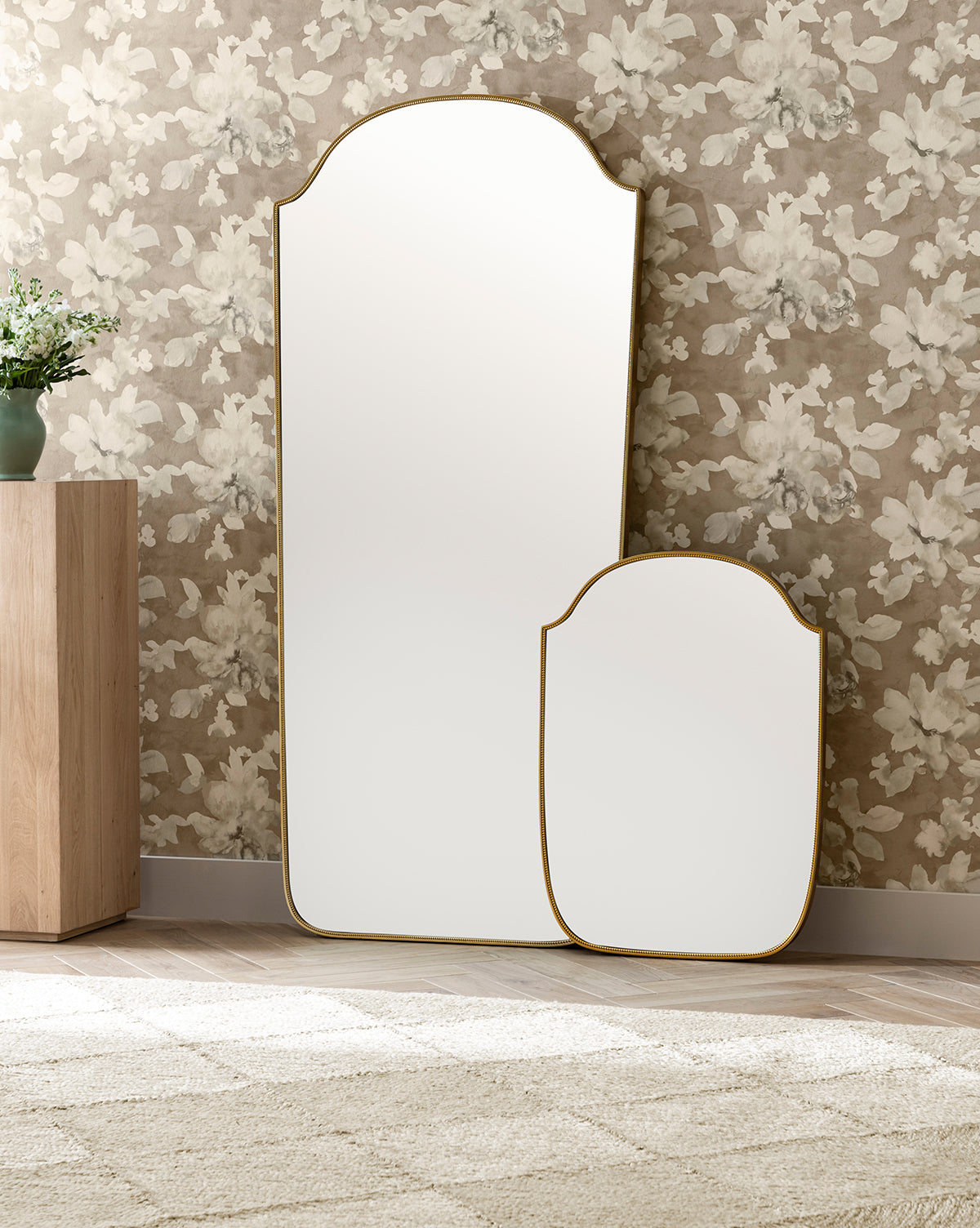 Diamond Braided Bleached Jute Rug