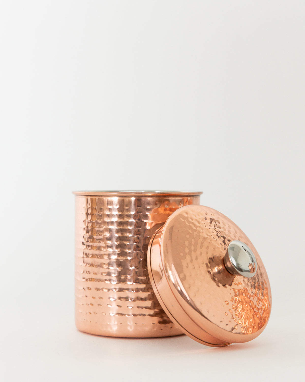 Hammered Copper Canisters