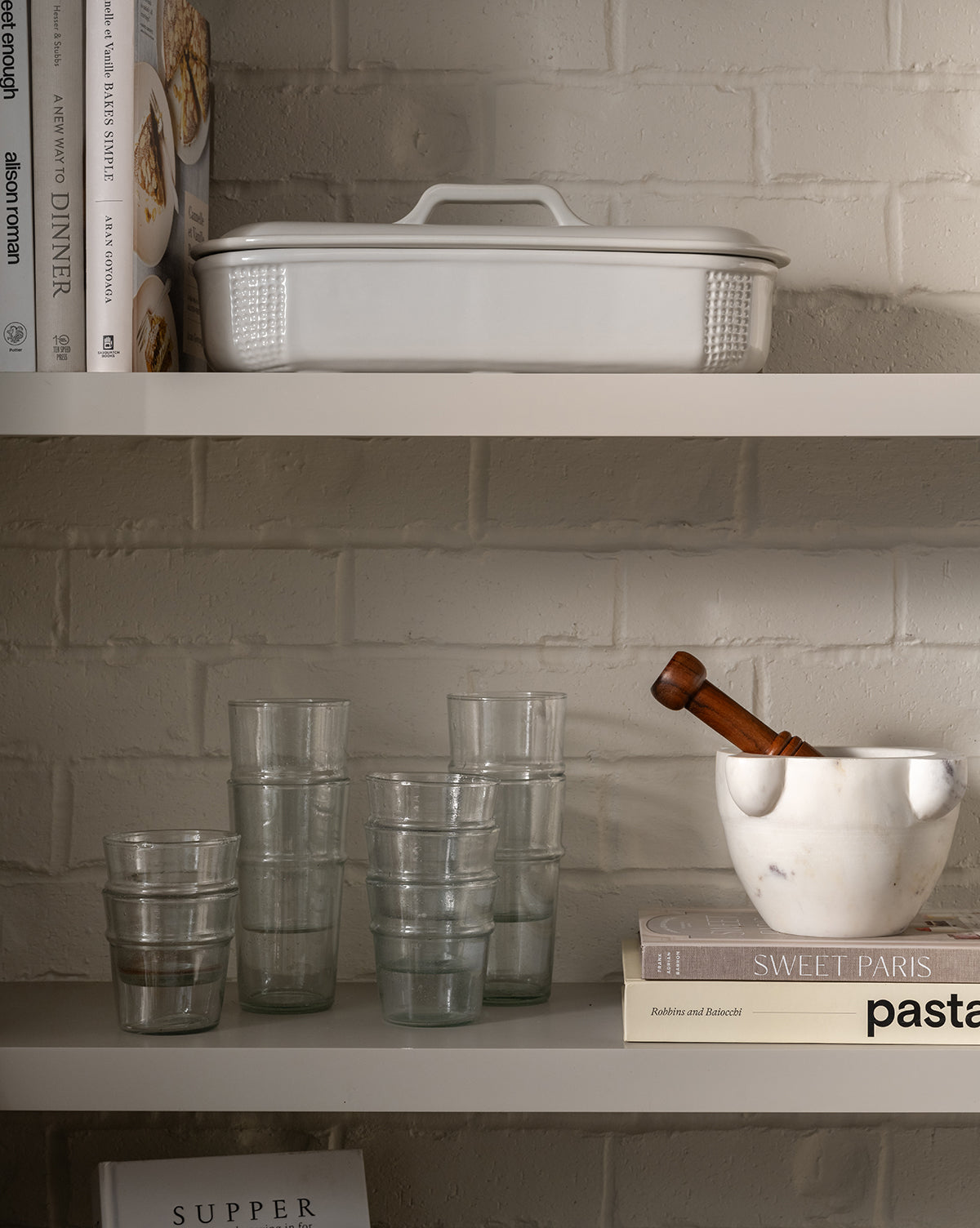 Stoneware Baking Dish in Matte White