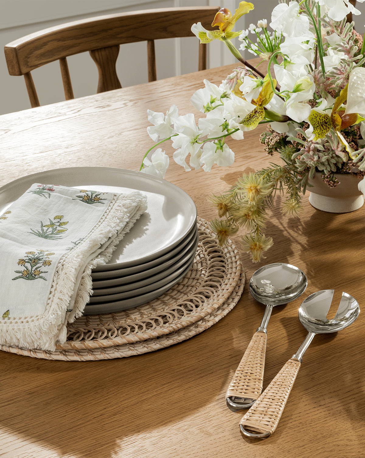 Round Rattan Placemat