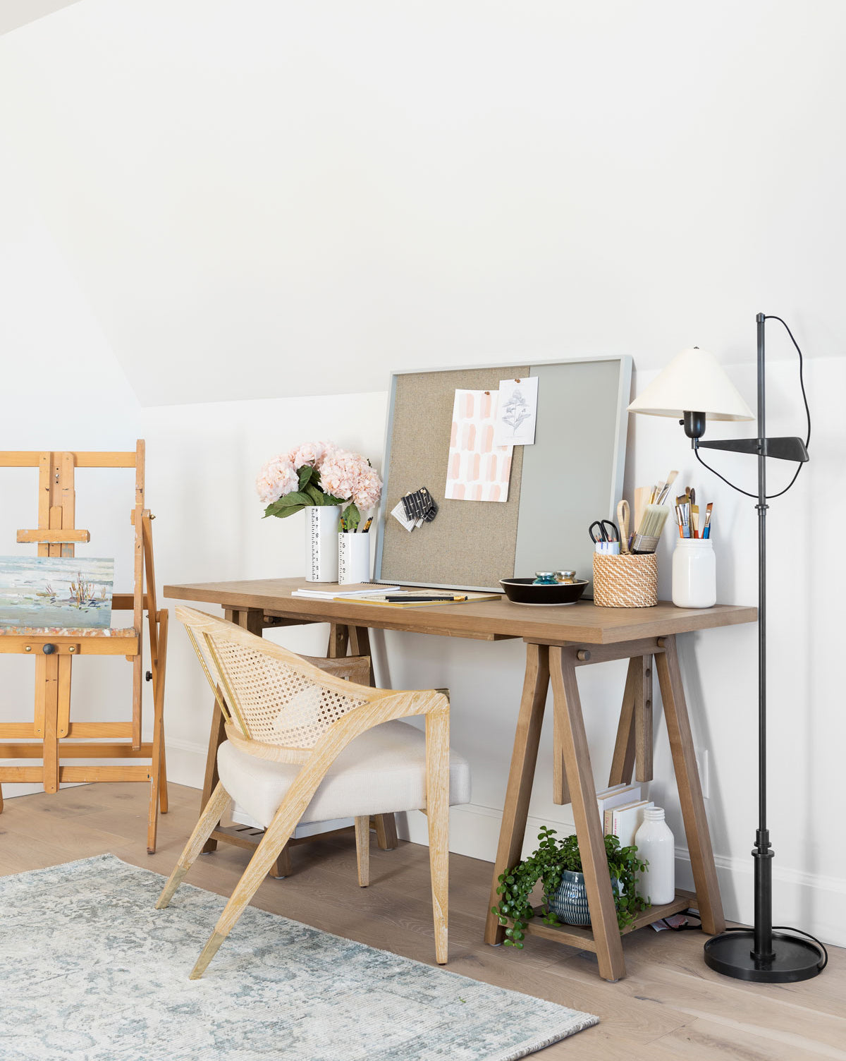 Hargett Bridge Arm Floor Lamp