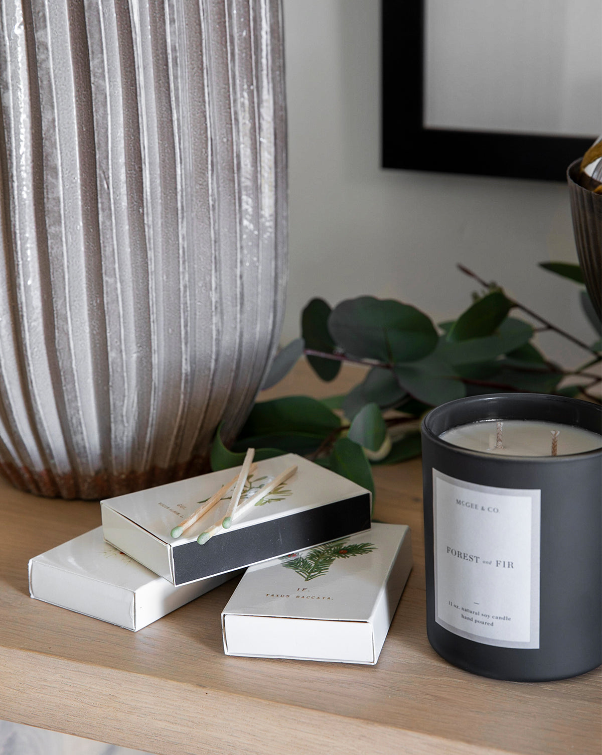 Vintage Botanical Matchbox