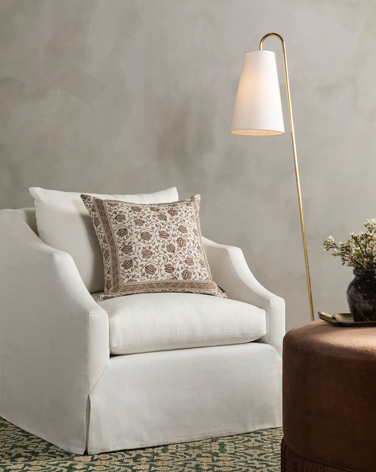 Jolie Floral Pillow Cover