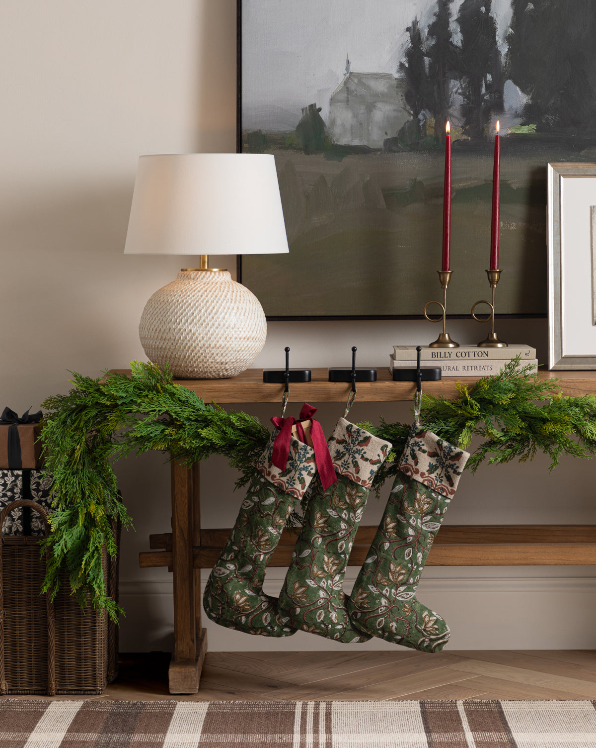 Faux Cedar Pine 6' Garland