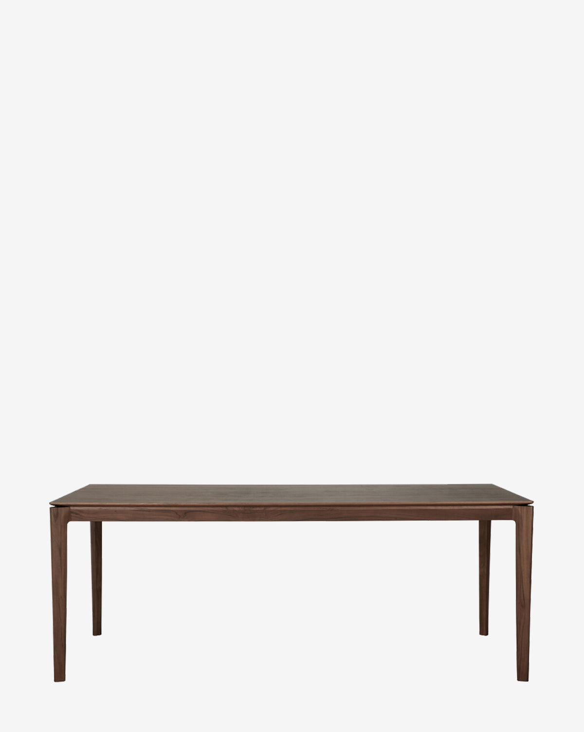 The Alec Dining Table is a rectangular wooden table with four straight legs, offering robust construction and a minimalist look—ideal for any dining room by McGee & Co.