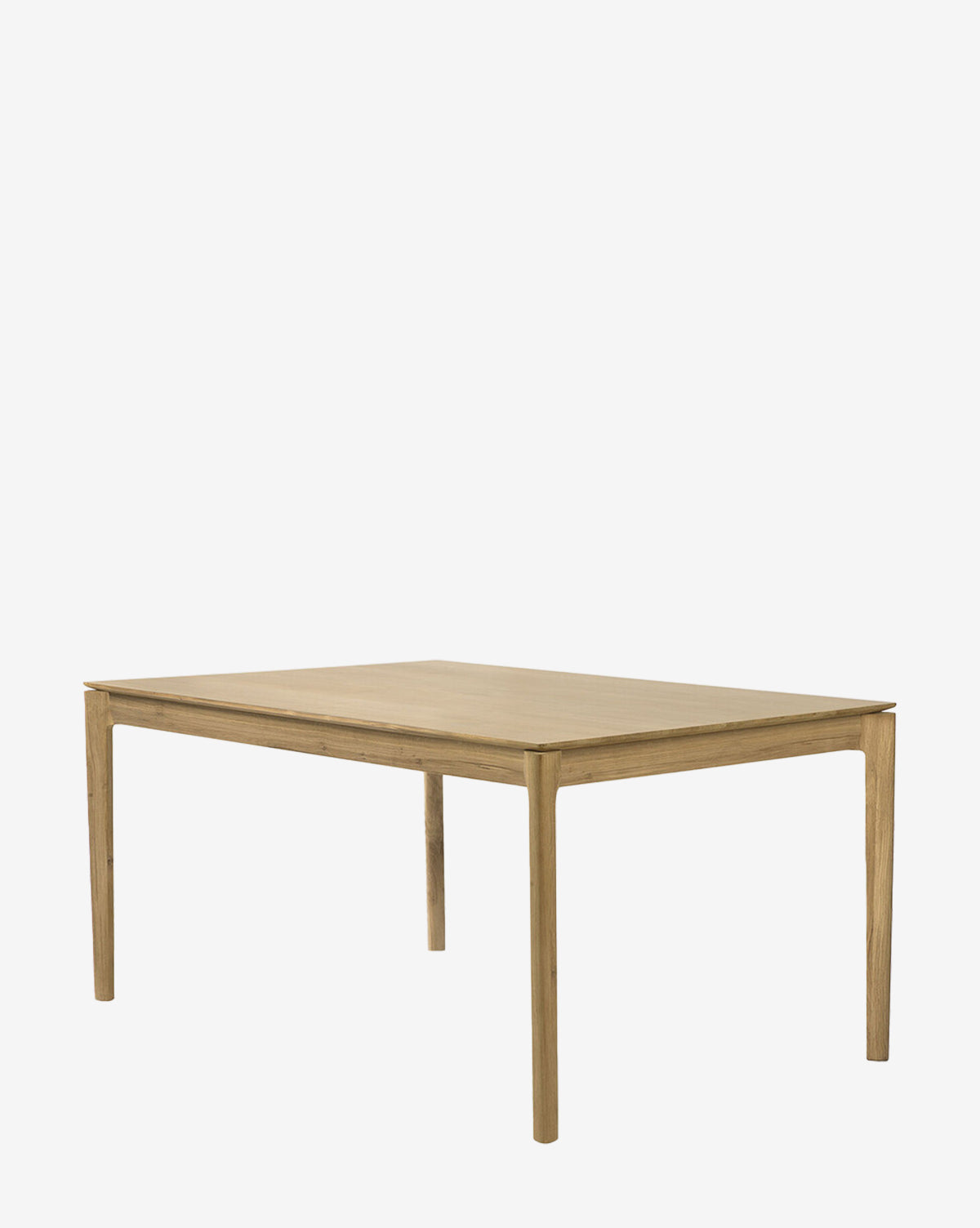 The Alec Dining Table offers a modern rectangular wooden design, sturdy build, and four straight legs—ideal for any contemporary dining space, by McGee & Co.