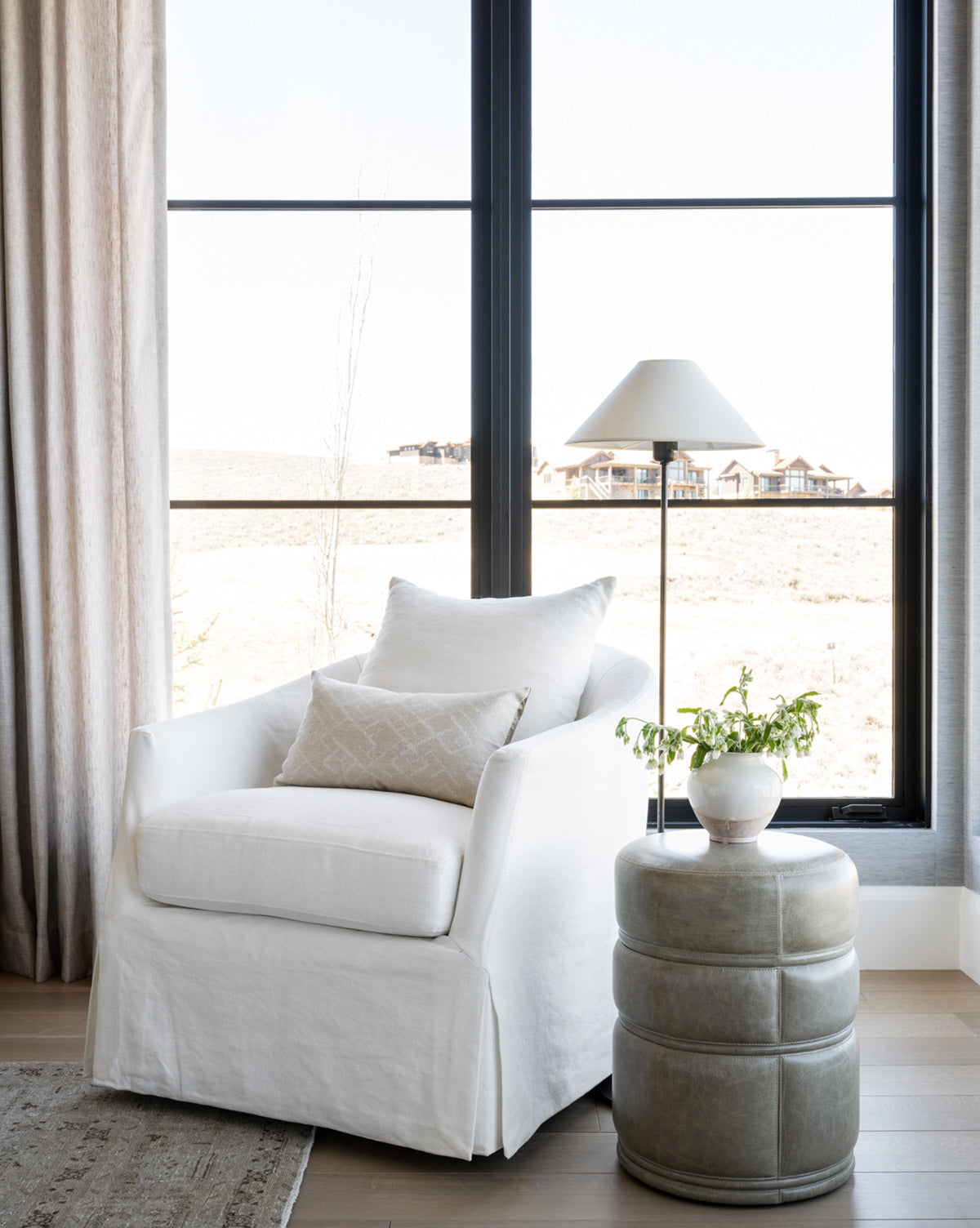 Beck Leather Stool