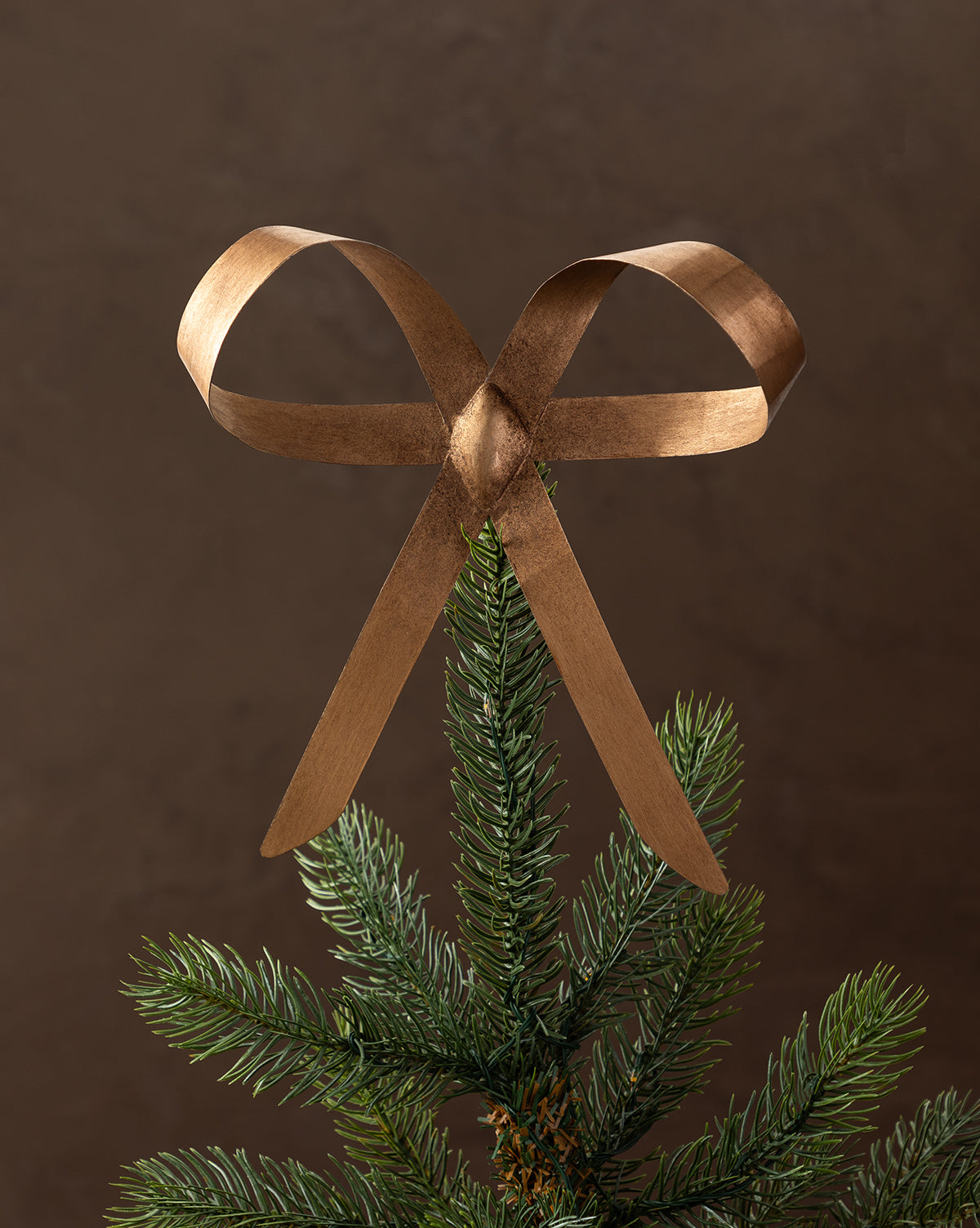 Brass Bow Tree Topper