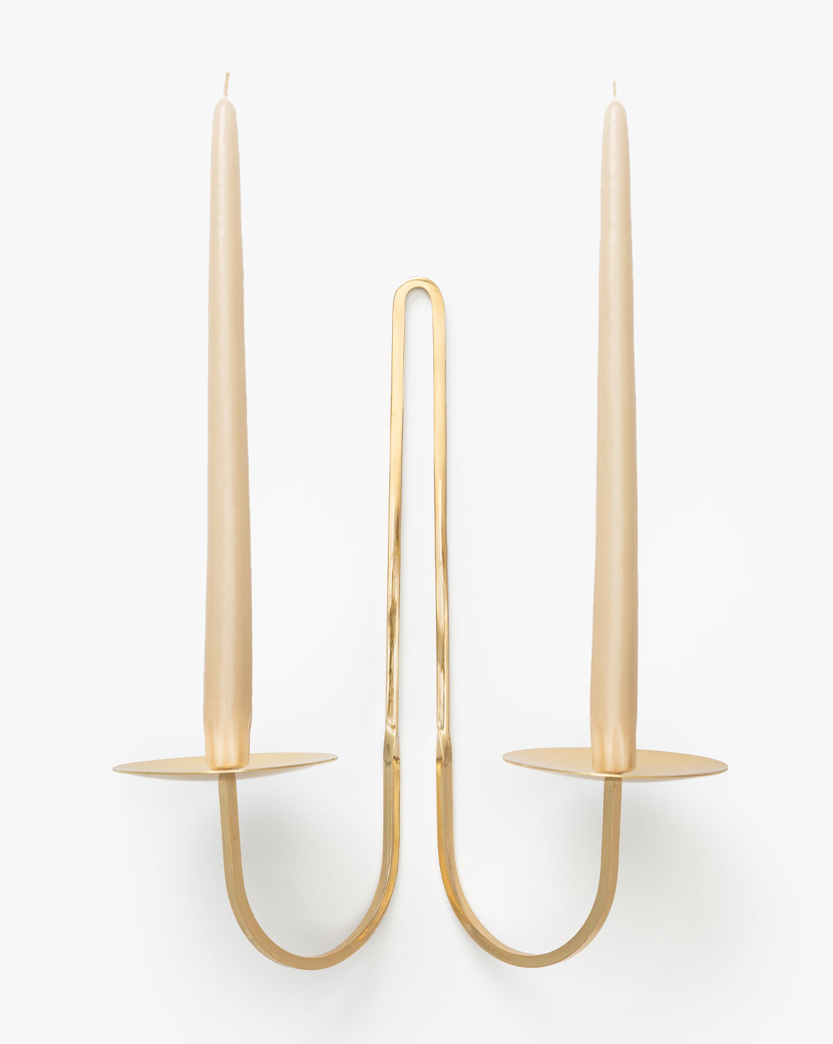 Brass Two Arm Candle Holder