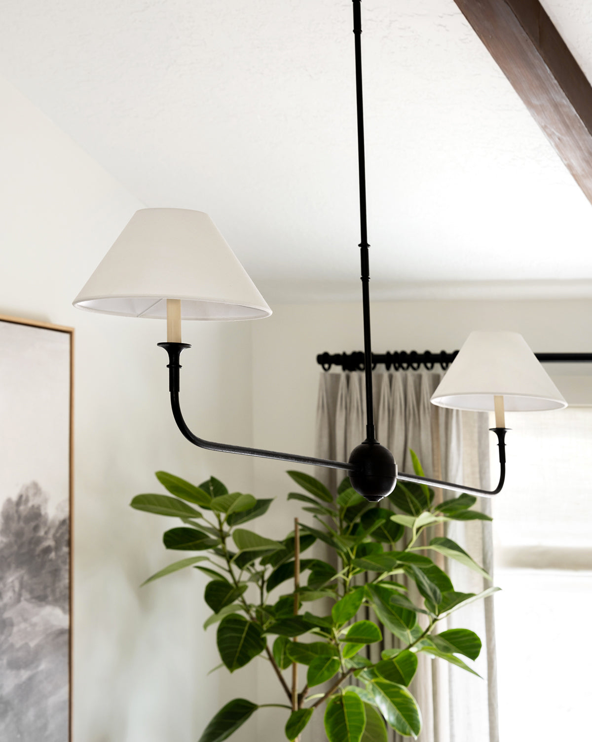 Piaf Large Two Light Linear Pendant