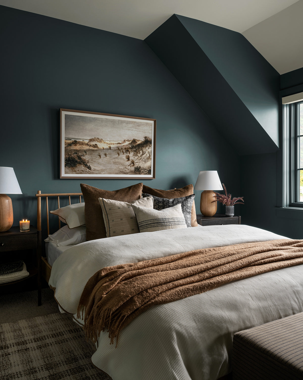 Dominic Oak Bed