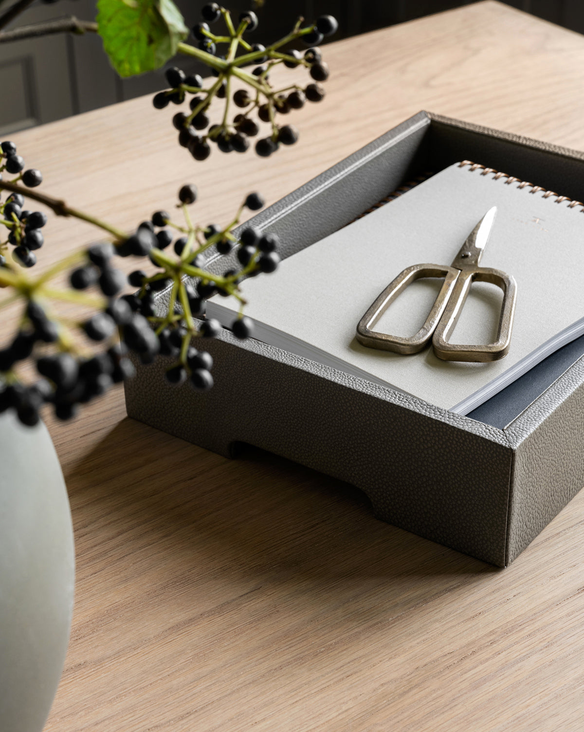 Squared Brass Scissors