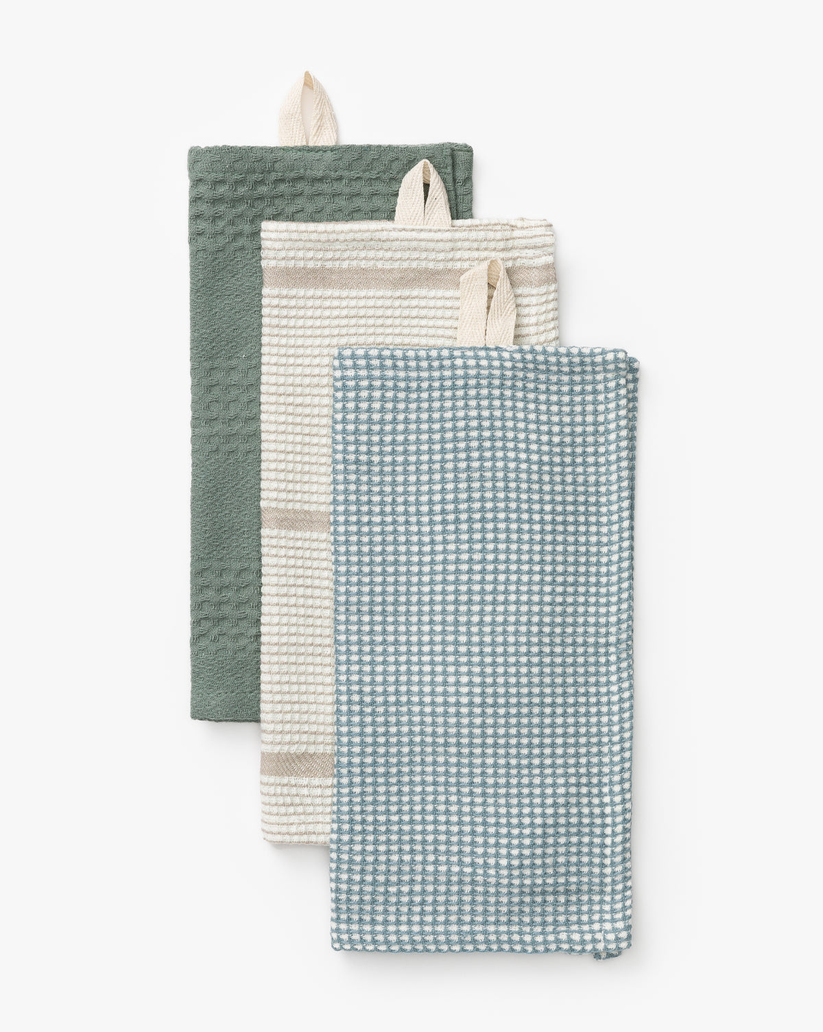 Cleome Waffle Dish Cloths (Set of 3)