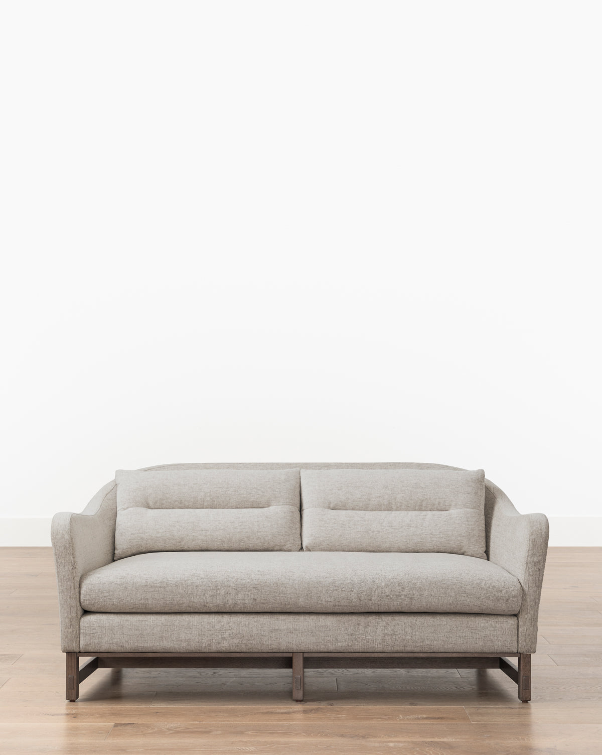 McGee & Co. upholstered settee in a small living room