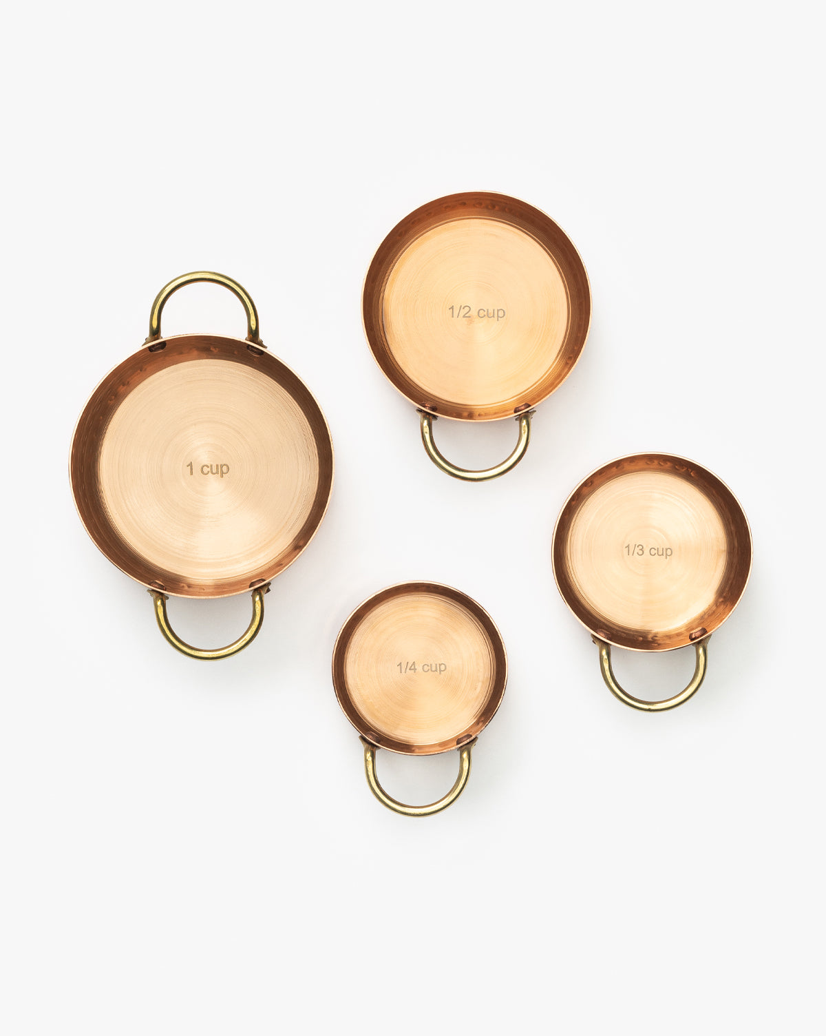 Copper Measuring Cups (Set of 4)