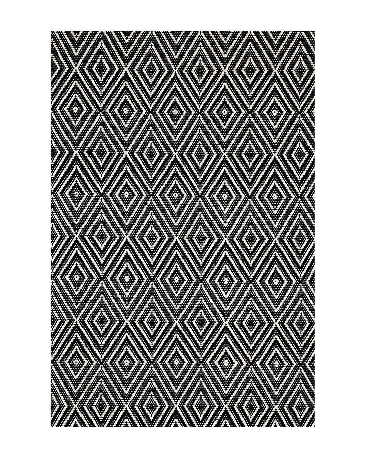 Diamond Black Indoor / Outdoor Rug